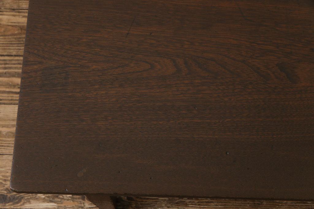 レトロ家具　昭和レトロ　栓材　素朴なデザインで味わいのある文机(座机、ローテーブル)