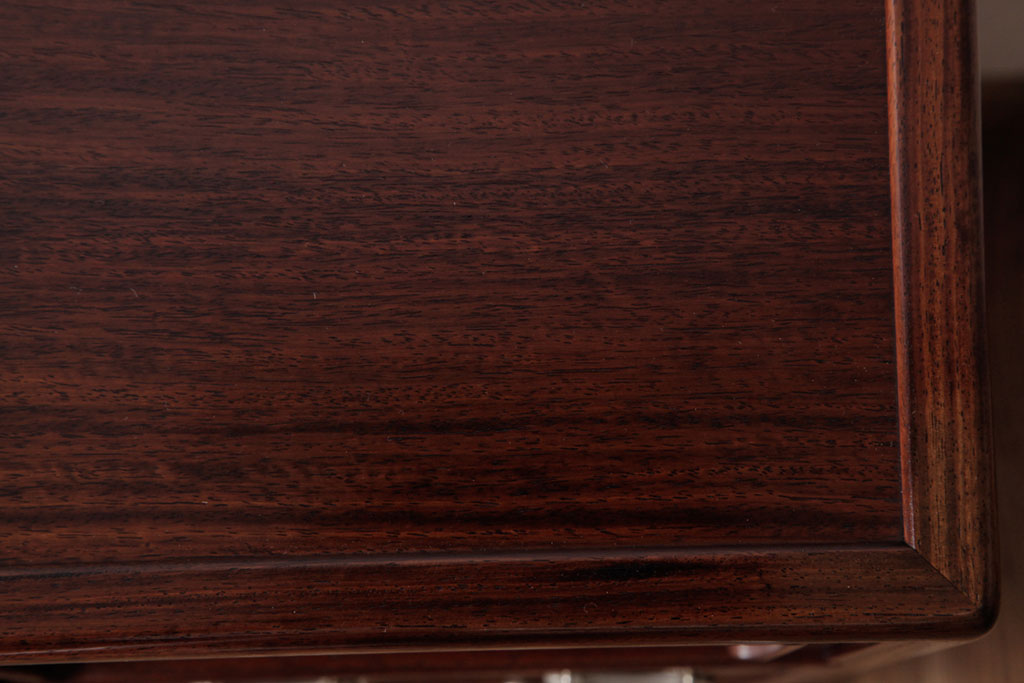 ビンテージ 民芸家具　カリン無垢材　花梨　美しい木肌が上品な印象の薬箪笥(小引き出し、小物収納)(定価約48万円)
