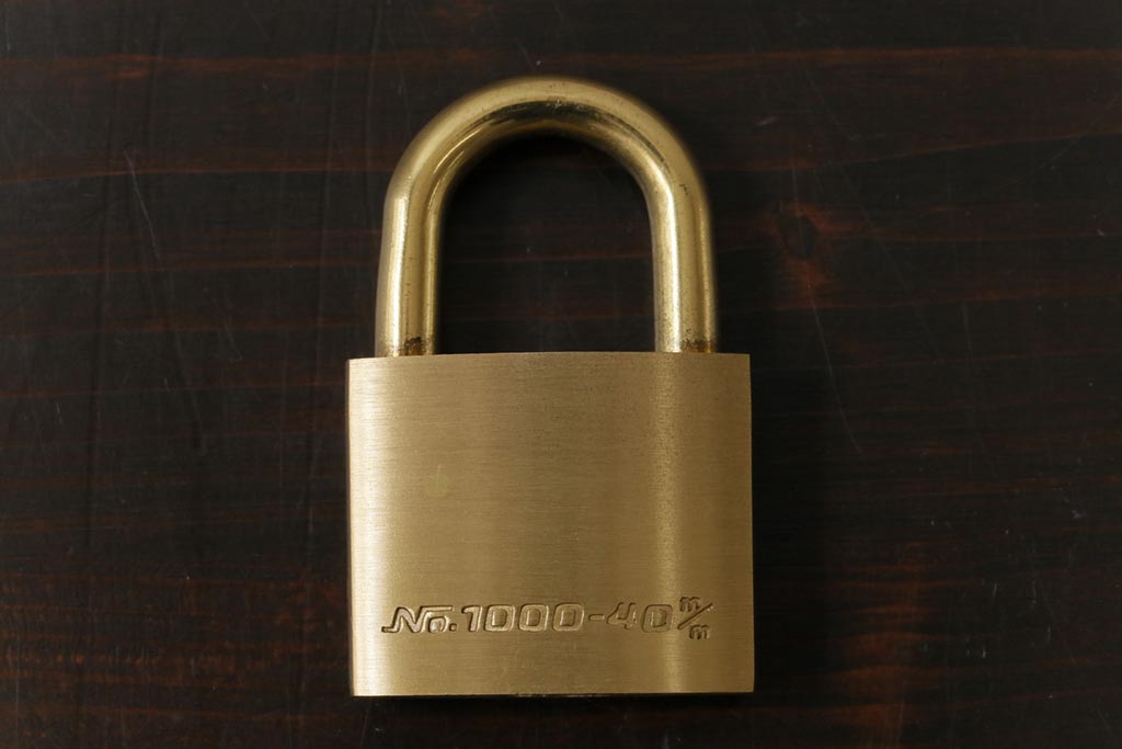 アンティーク雑貨　レトロ　BUS　シンプルなパドロックキー(南京錠、鍵、錠前)