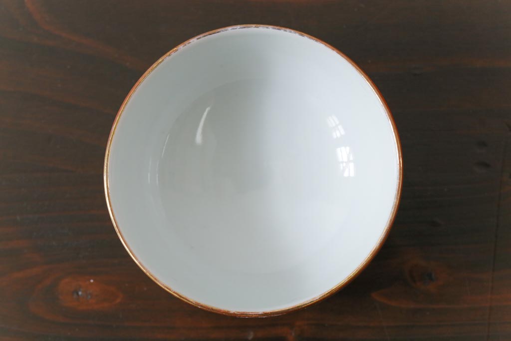 和製アンティーク　九谷赤絵　箱付き　急須・湯呑茶碗　茶器セット(九谷焼、和食器)
