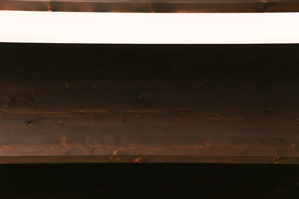 ラフジュ工房オリジナル　水色　ペイントアイアンラック【大】・奥行広め(陳列棚、飾り棚、店舗什器)