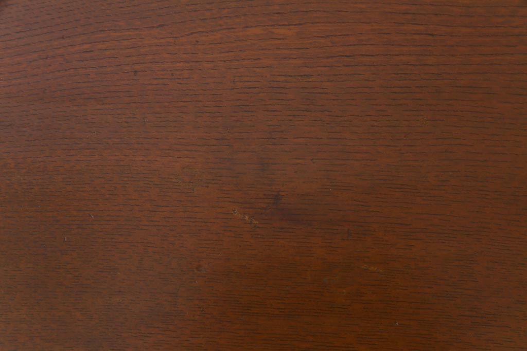 レトロ家具　昭和レトロ　オーバル型　栓材　はっきりとした木目が目を引くちゃぶ台(ローテーブル)