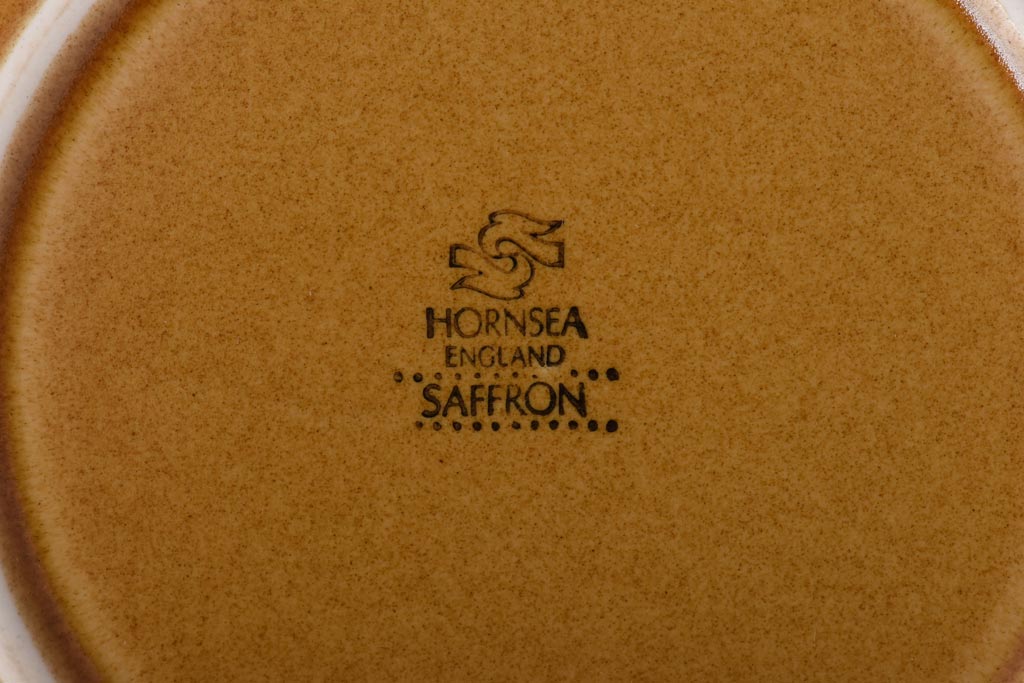 イギリスビンテージ　HORNSEA(ホーンジー)　SAFFRON(サフラン)　スープボウル3枚セット(サラダボウル)(1)