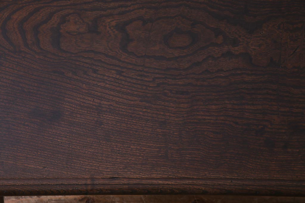リメイク家具　天板ケヤキ一枚板　シックな雰囲気がお洒落なセンターテーブル(サイドテーブル、飾り台)