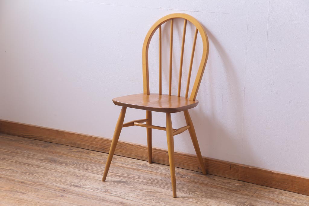 ヴィンテージ家具　イギリスビンテージ　ERCOL(アーコール)　フープバックチェア　(ダイニングチェア、ウィンザーチェア、ウインザーチェア)