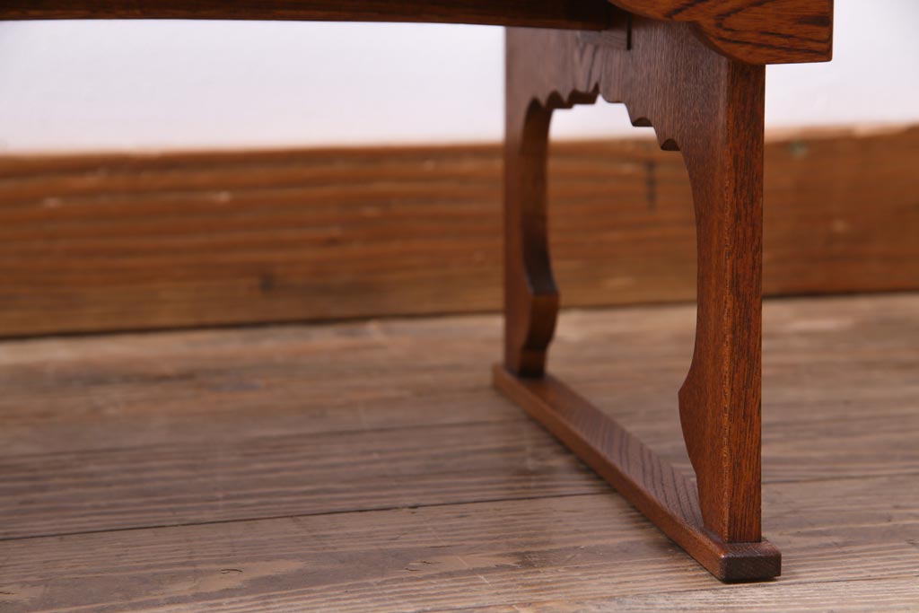 アンティーク家具　和製アンティーク　エレガントな雰囲気漂う折り畳み式文机(ローテーブル、センターテーブル)