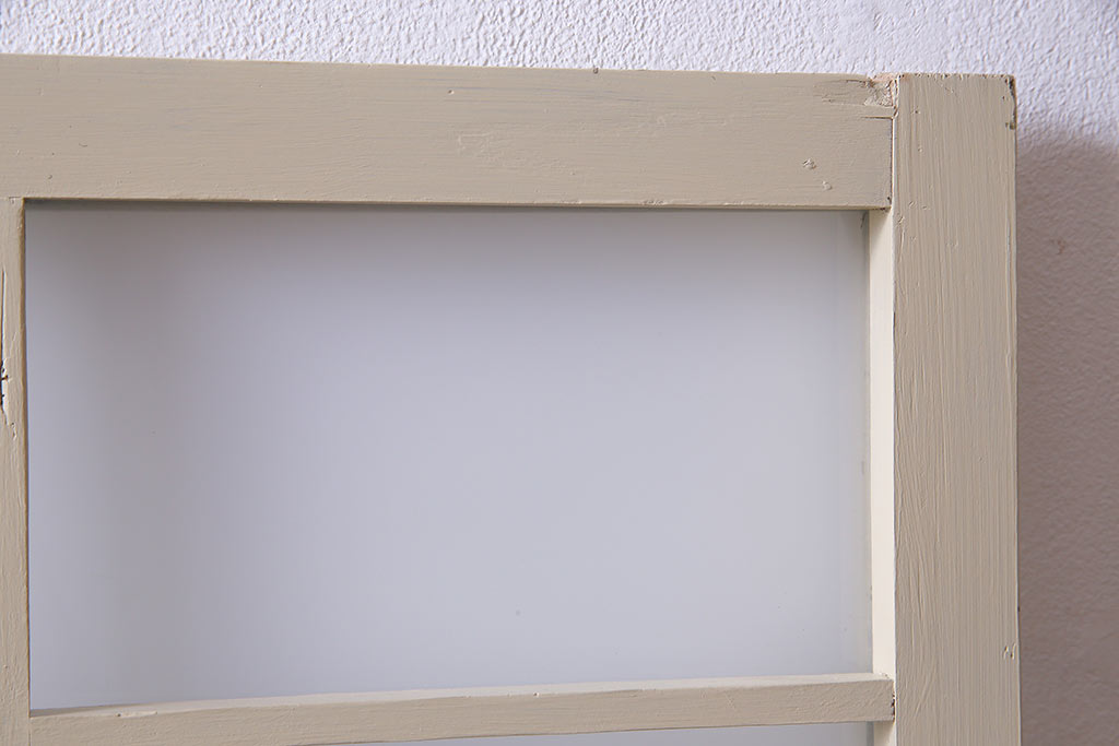 ペイント建具　温もり溢れるモカベージュのガラス戸1枚(引き戸、窓、建具)