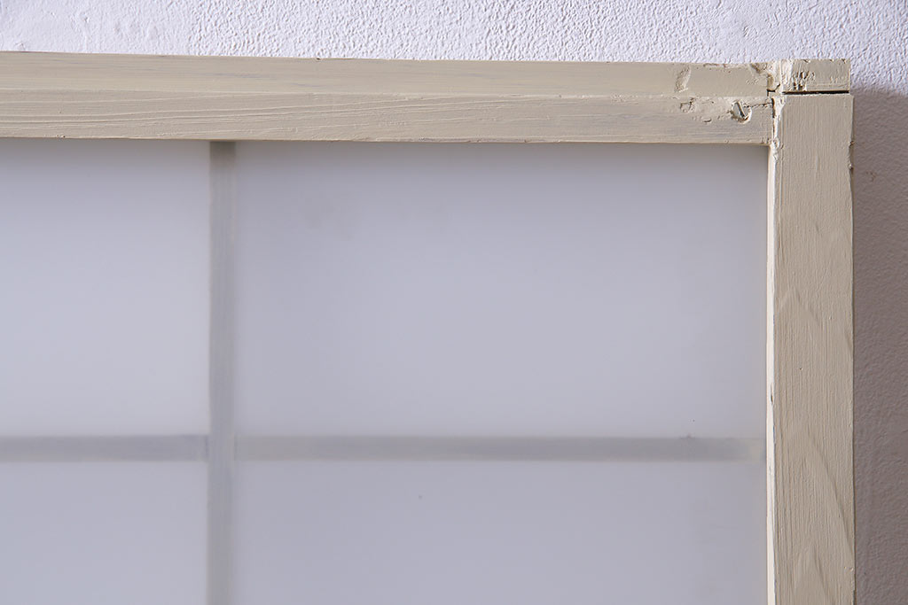 ペイント建具　温もり溢れるモカベージュのガラス戸1枚(引き戸、窓、建具)