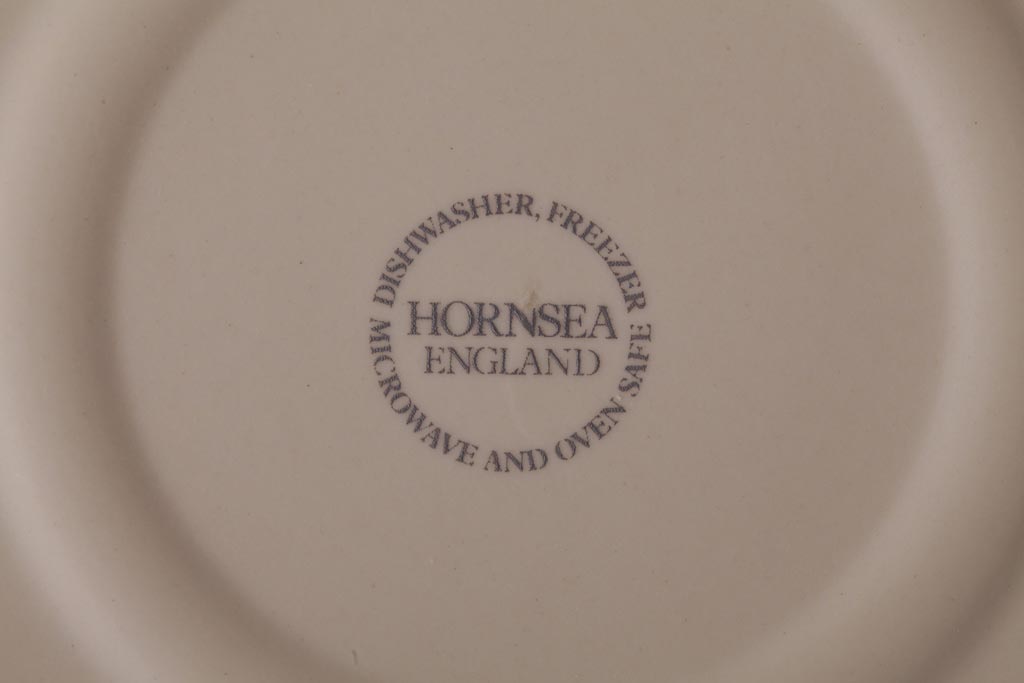 イギリスビンテージ　Hornsea(ホーンジー)　トリオ3客セット(カップ&ソーサー、プレート)