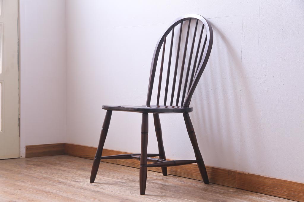 中古　松本民芸家具　ビンテージ　飽きのこないデザインが魅力の#72型・リーチチェア(ダイニングチェア、椅子)