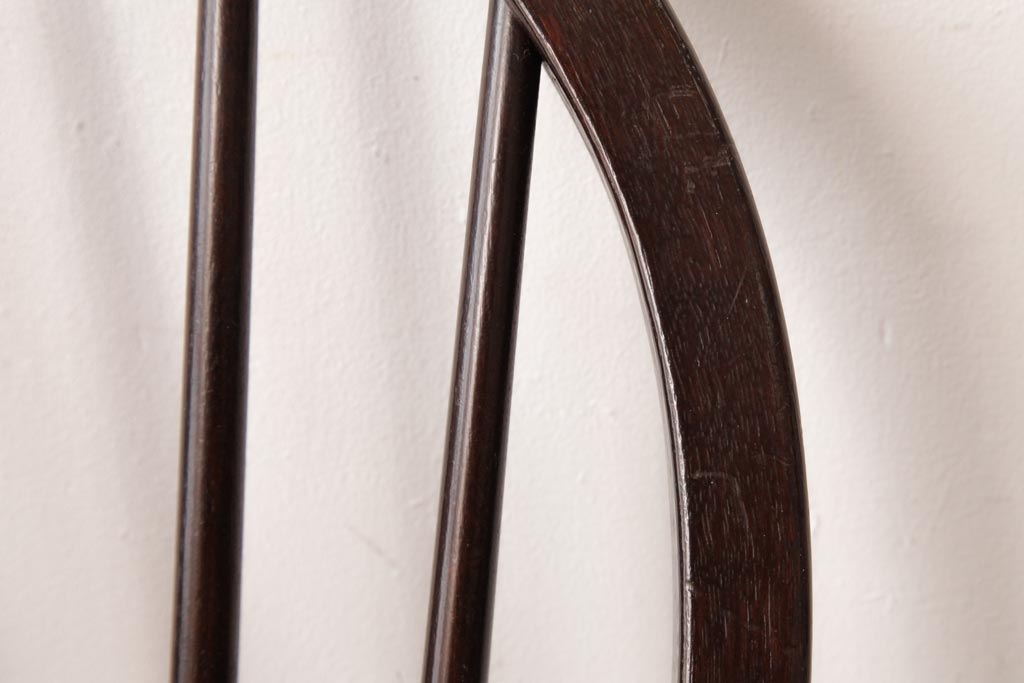 中古　松本民芸家具　ビンテージ　飽きのこないデザインが魅力の#72型・リーチチェア(ダイニングチェア、椅子)(3)