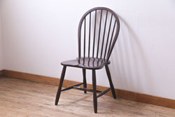 中古美品　松本民芸家具　ビンテージ　凛とした雰囲気を漂わせる#72型・リーチチェア(ダイニングチェア、椅子)(1)