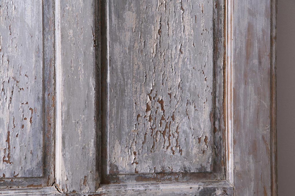 アンティーク雑貨　ジャンク品　フランスアンティーク　シャビーな雰囲気が存在感のあるドア(ディスプレイ)