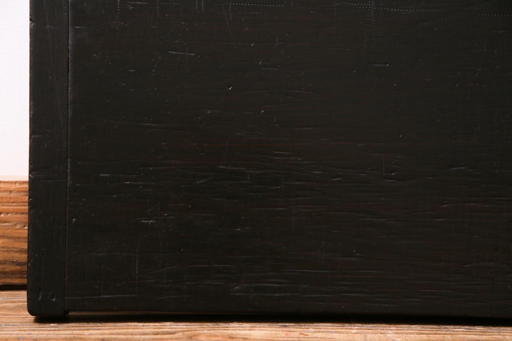 アンティーク雑貨　明治期　ワックス仕上げ　DIY素材におすすめな味のある朴の木一枚板(古材、材料)