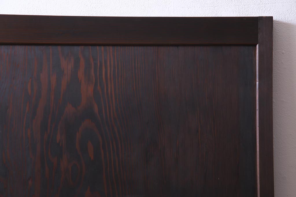 和製アンティーク　明治大正期　杉材一枚板を使った古い木製扉(ドア)