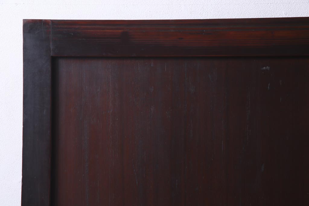 和製アンティーク　シンプルなデザインで様々なテイストに馴染む板戸2枚セット(帯戸、建具)