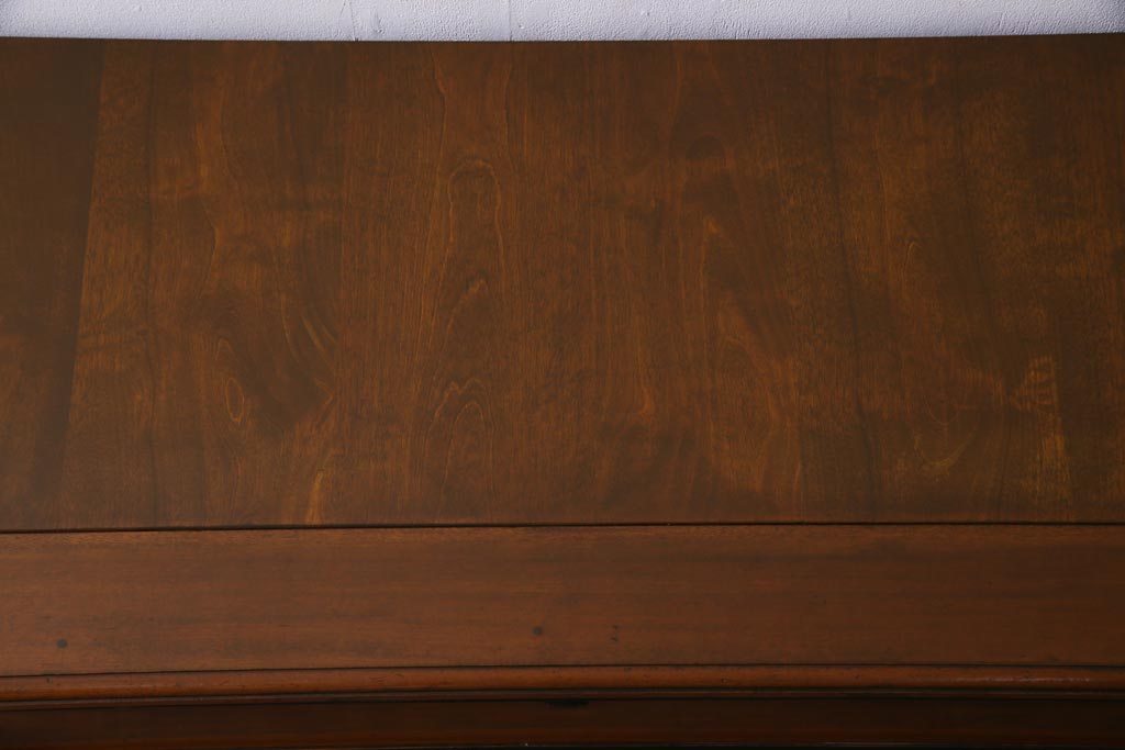 アンティーク家具　和製アンティーク　脚付リメイク　桃の取っ手の箪笥リビングボード(ローボード、テレビ台、チェスト、タンス)(R-036815)