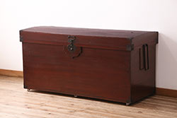 アンティーク雑貨　LADY CLARE(レディクレア)　イギリスビンテージ　木製のラウンドテーブルマット4枚セット(ランチョンマット・プレイスマット・コースター・丸トレー)(1)