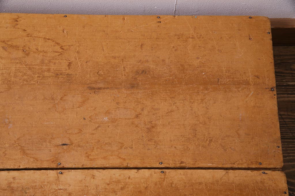 レトロ雑貨　昭和レトロ　大きな積み木セット【直方体・大/2ヶ組】(飾り台、ディスプレイ雑貨)(R-038080)