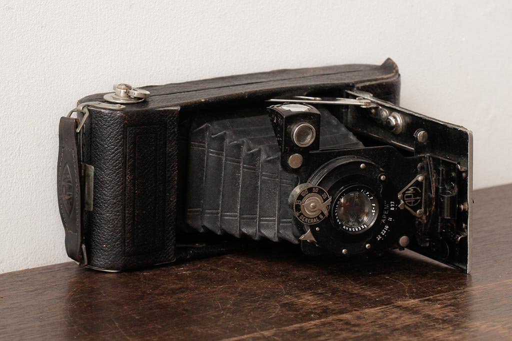 アンティーク雑貨 APM(APEM) イギリスアンティークのクラシックカメラ(蛇腹カメラ)(R-038103) ラフジュ工房