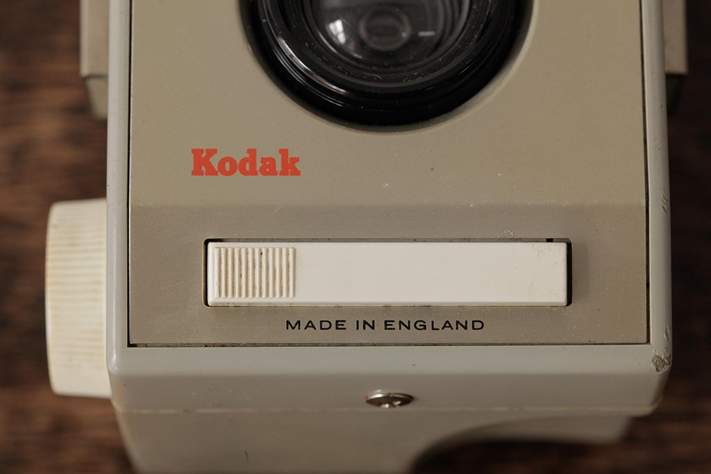 ビンテージ雑貨　Kodak(コダック)　BROWNIE VECTA(ブロウニー・ヴェクタ)　イギリスヴィンテージ　カメラ(R-038113)