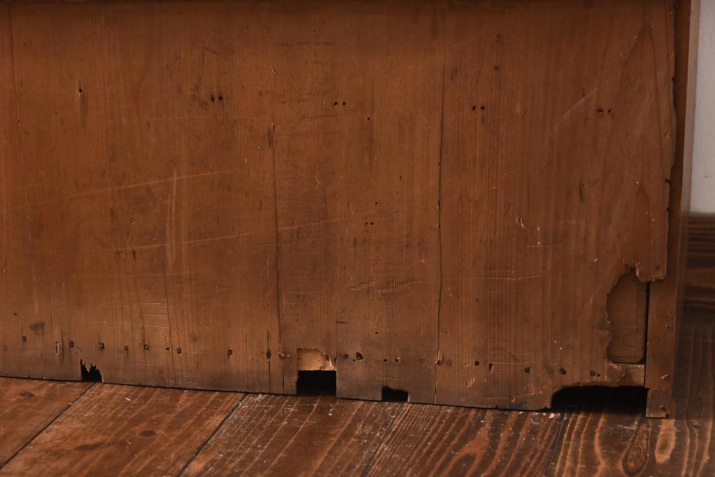 アンティーク家具　和製アンティーク　江戸明治期　時代の味をそのままに感じることのできる薬箪笥(百味箪笥)(R-038786)