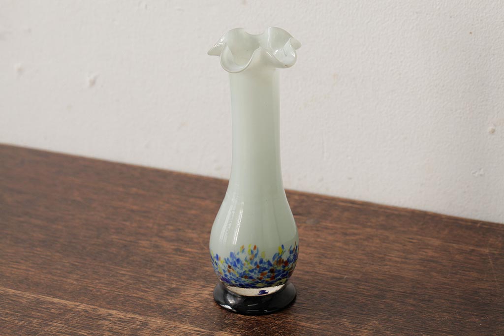 和風 昭和レトロ ガラス 花瓶