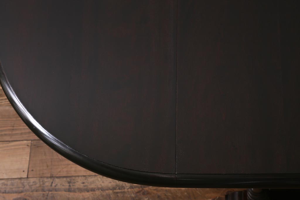 中古　松本民芸家具　脚のデザインがシックな27型バタフライ卓(ドロップリーフテーブル、ダイニングテーブル)(定価約19万円)(R-039954)