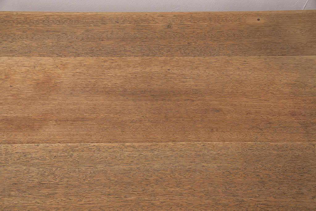 アンティーク家具　ストリップド(剥離)家具　栓材　素朴な木の風合いを楽しめる文机(ローテーブル)(R-040153)