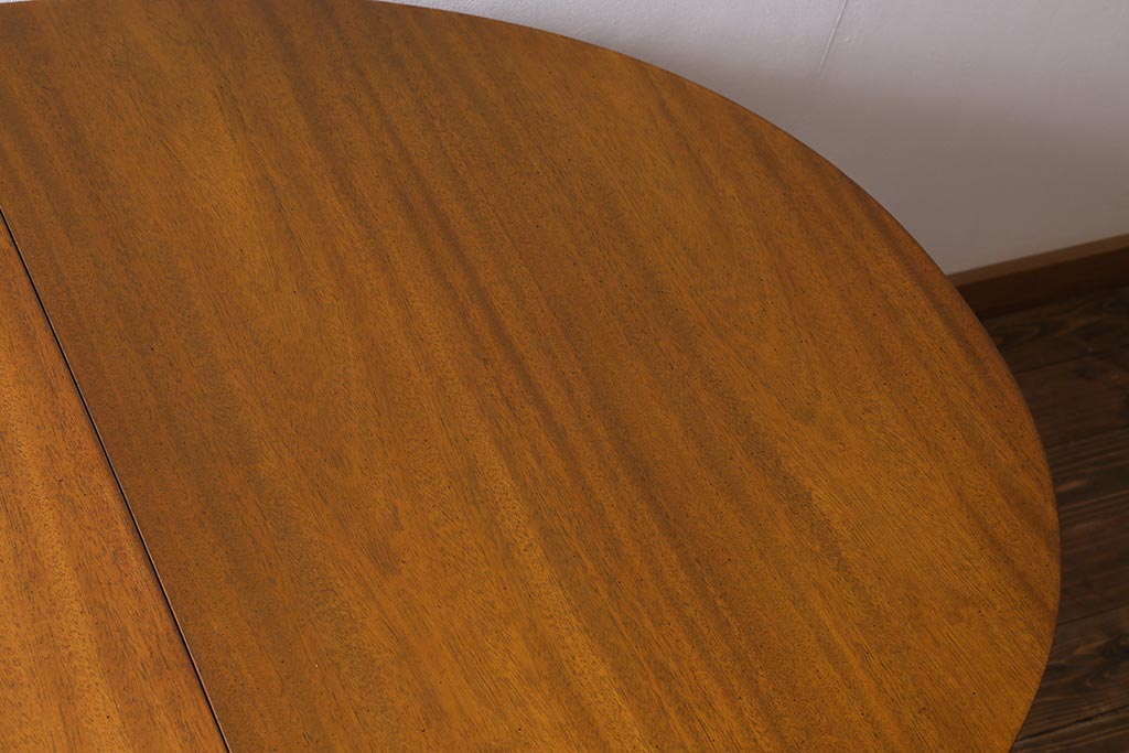 中古　ブランド家具　DREXEL HERITAGE(ドレクセルヘリテイジ)　Triune(トライユン)　品のある佇まいがすてきなダイニングテーブル(エクステンションテーブル)(R-040188)