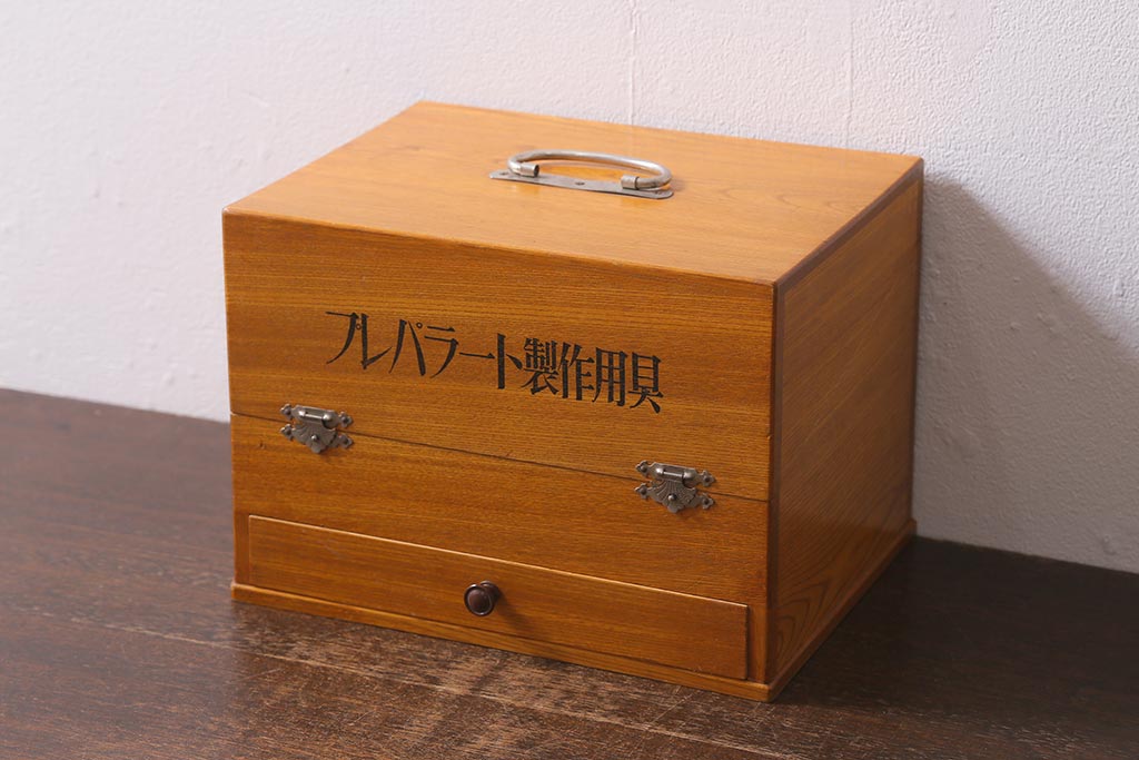 レトロ雑貨 プレパラート製作用具 昭和レトロな実験器具セット レトロ雑貨 プレパラート製作用具 昭和レトロな実験器具セット
