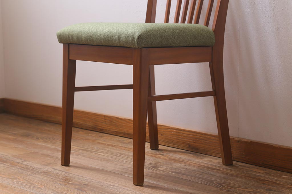ヴィンテージ家具　イギリスビンテージ　Vanson　北欧スタイルにおすすめなチェア(ダイニングチェア、椅子)(R-041081)
