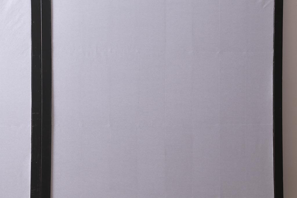 アンティーク建具　大正昭和初期　幅広サイズ　和の風情を演出する障子戸2枚セット(格子戸、引き戸)(R-041585)