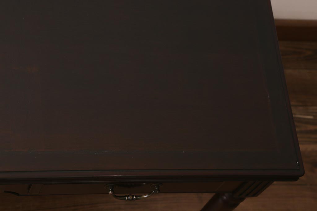 中古　maruni(マルニ木工)　KENT-COURT(ケントコート)　ブリティッシュコレクション デスク(机、在宅ワーク、在宅用作業台、ワークデスク)(R-042084)