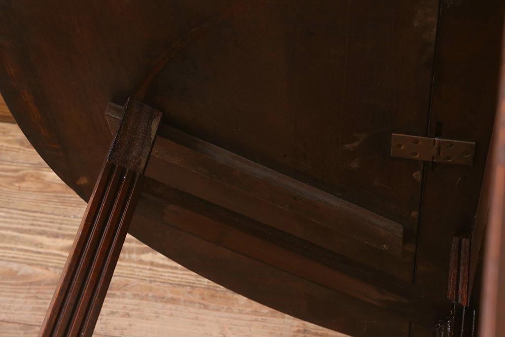 ヴィンテージ家具　民芸家具　和洋折衷使えるシンプルなバタフライテーブル(ダイニングテーブル、食卓、ビンテージ)(R-042125)