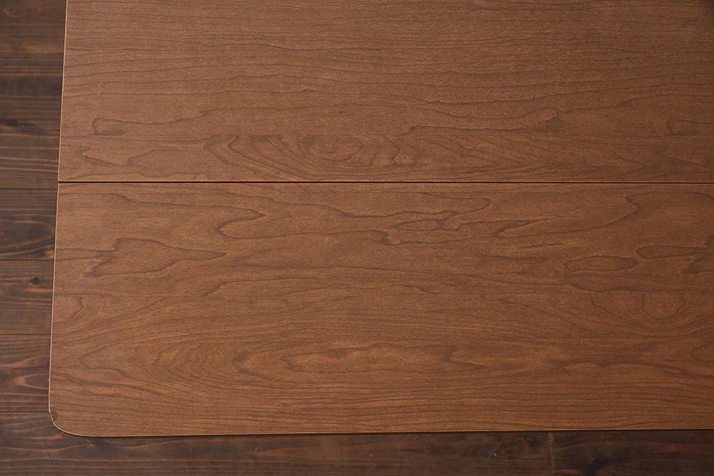 イギリスビンテージ　ビーチ材　ナチュラルな色合いが魅力のバタフライテーブル(エクステーションテーブル、ダイニングテーブル)(R-042209)
