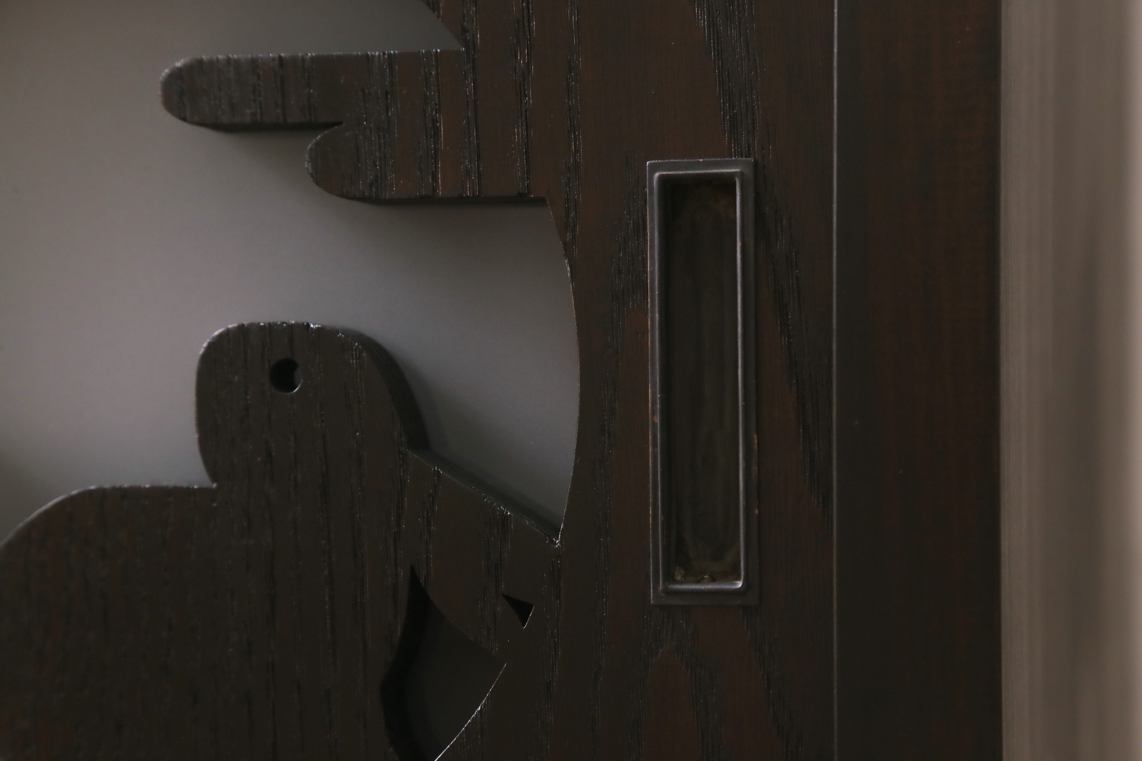 ラフジュ工房オリジナル　古金具リメイク　月見うさぎ　4段階段箪笥(階段タンス、和たんす)(R-042556)