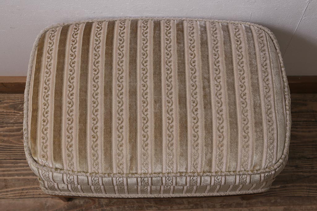 中古　DREXEL HERITAGE(ドレクセルヘリテイジ)　Upholstery(アップホルスタリー)　オットマン(定価約18万円)(R-043539)