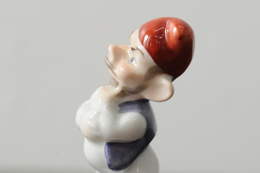 ハンガリー　HEREND(ヘレンド)　小人の置物3個セット(フィギリン、人形、西洋陶磁器)(R-043545)