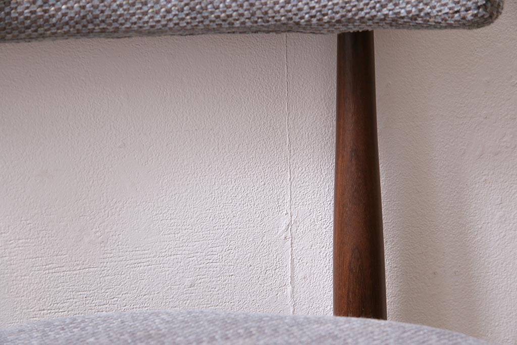 ヴィンテージ家具　北欧ビンテージ　G-PLAN(ジープラン)　Fresco(フレスコ)　チーク材　サーキュラーチェア(ダイニングチェア、椅子)(R-043976)