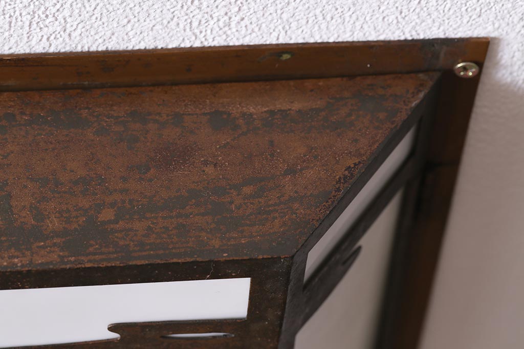 アンティーク雑貨　昭和初期　和の風情を感じさせる壁掛け照明カバー(ウォールカバー)(R-044178)