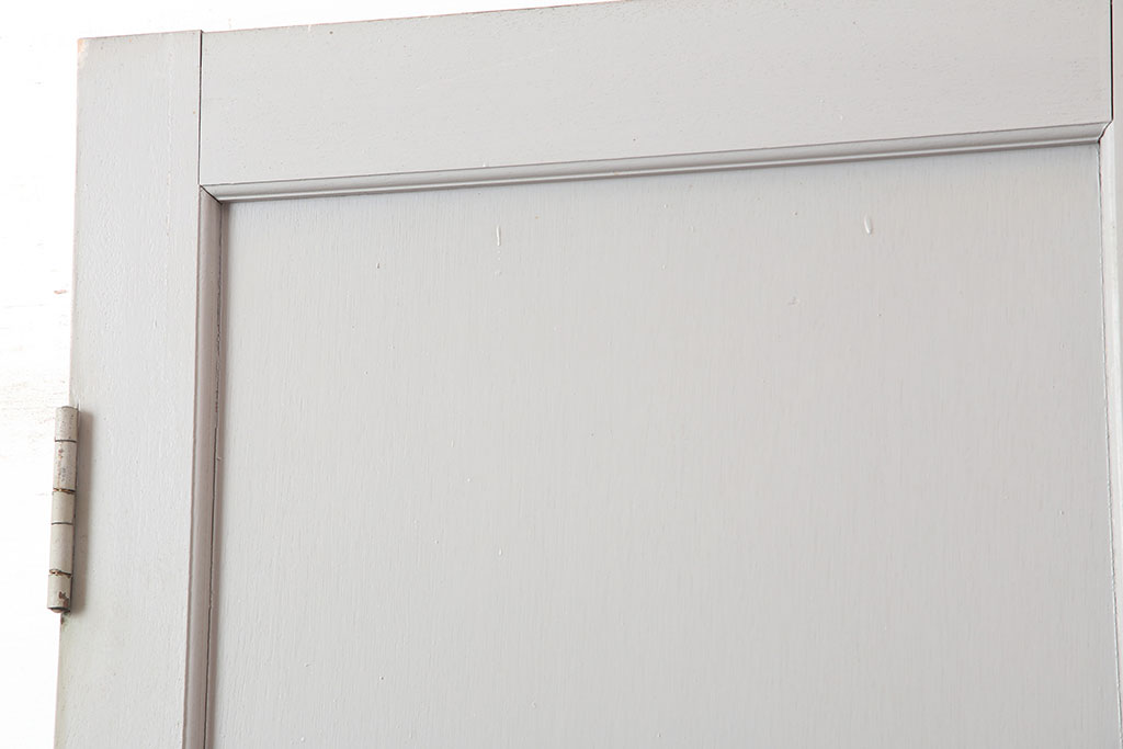 アンティーク建具　昭和中期　フレンチナチュラルな空間に合うペイントドア(木製扉)(R-044938)