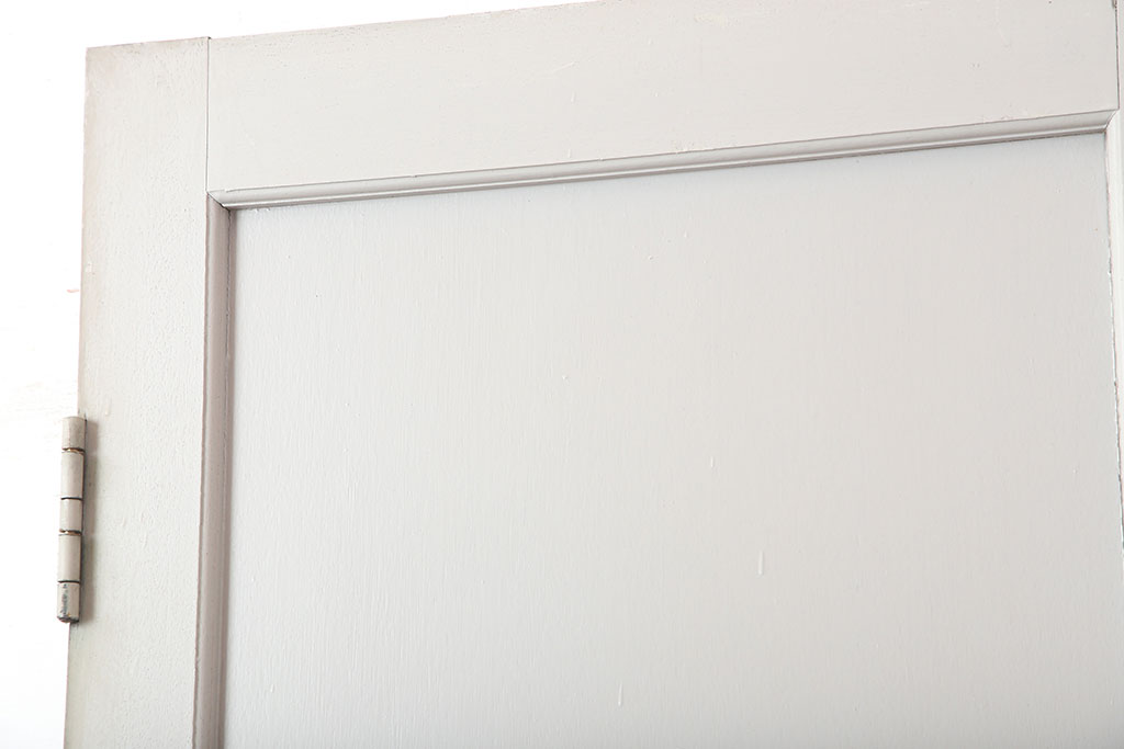 アンティーク建具　昭和中期　フレンチナチュラルな空間に合うペイントドア(木製扉)(R-044939)