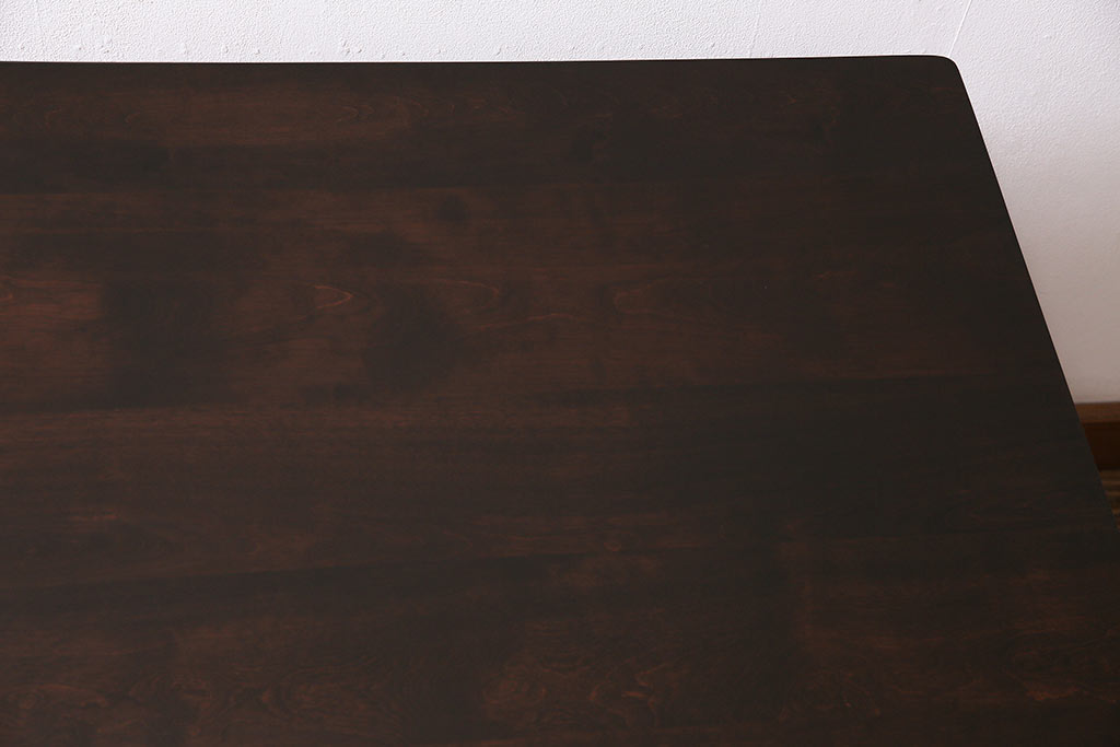 ヴィンテージ家具　松本民芸家具　#70型食卓　脚のデザインがおしゃれなダイニングテーブル(定価約19万円)(4人掛け、ビンテージ)(R-045049)