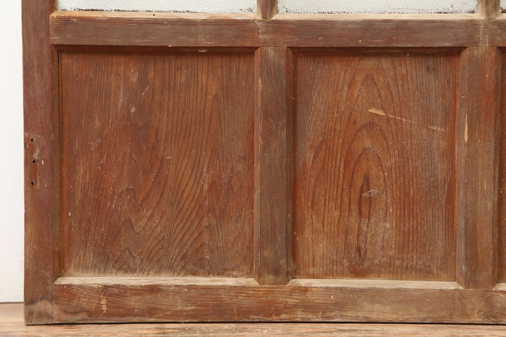 アンティーク建具　昭和中期　レトロな雰囲気が魅力のドア(ガラス扉、建具)(R-045078)