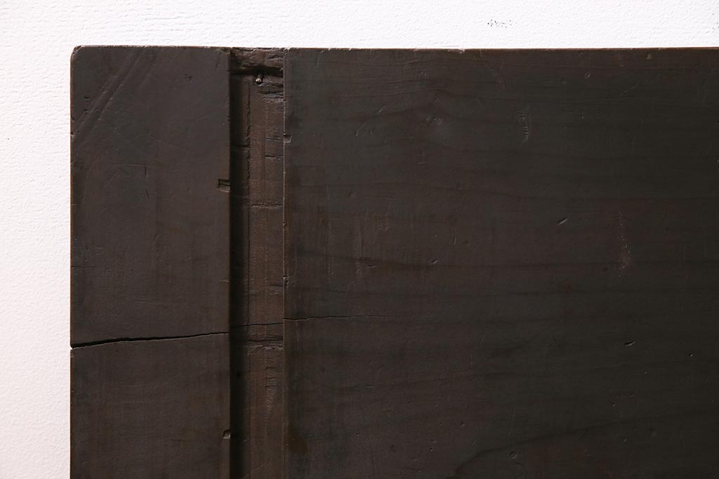 アンティーク雑貨　明治期　DIY素材におすすめな味のある朴の木一枚板(古材、材料)(R-045137)
