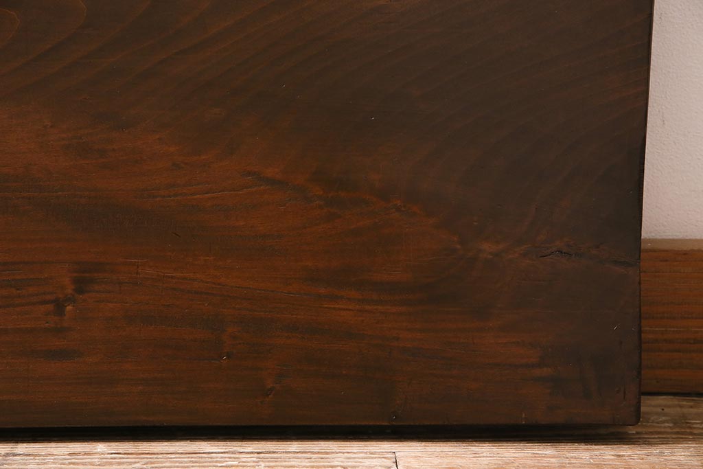 アンティーク雑貨　昭和初期　木のぬくもりが感じられるヒノキ材一枚板(古材、DIY素材、材料)(R-045141)