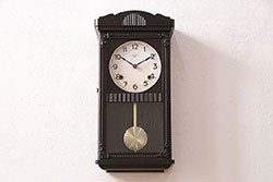和製アンティーク　精工舎(SEIKOSHA、セイコー)　TOKIO-JAPAN　特大!!　繊細な彫刻が素晴らしい掛け時計(柱時計、古時計、振り子時計)(R-072511)