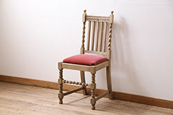 中古　展示品　Ritzwell(リッツウェル)　CHARLIE(チャーリー)　フォルムの美しさが魅力のクッション付きチェア2脚セット(ダイニングチェア、椅子、イス)(R-065760)