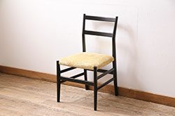 イギリスアンティーク　オーク材製　上品なろくろ脚がおしゃれなダイニングチェア(椅子、イス)(R-056401)